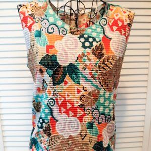 PLISSE Sleeveless Blouse